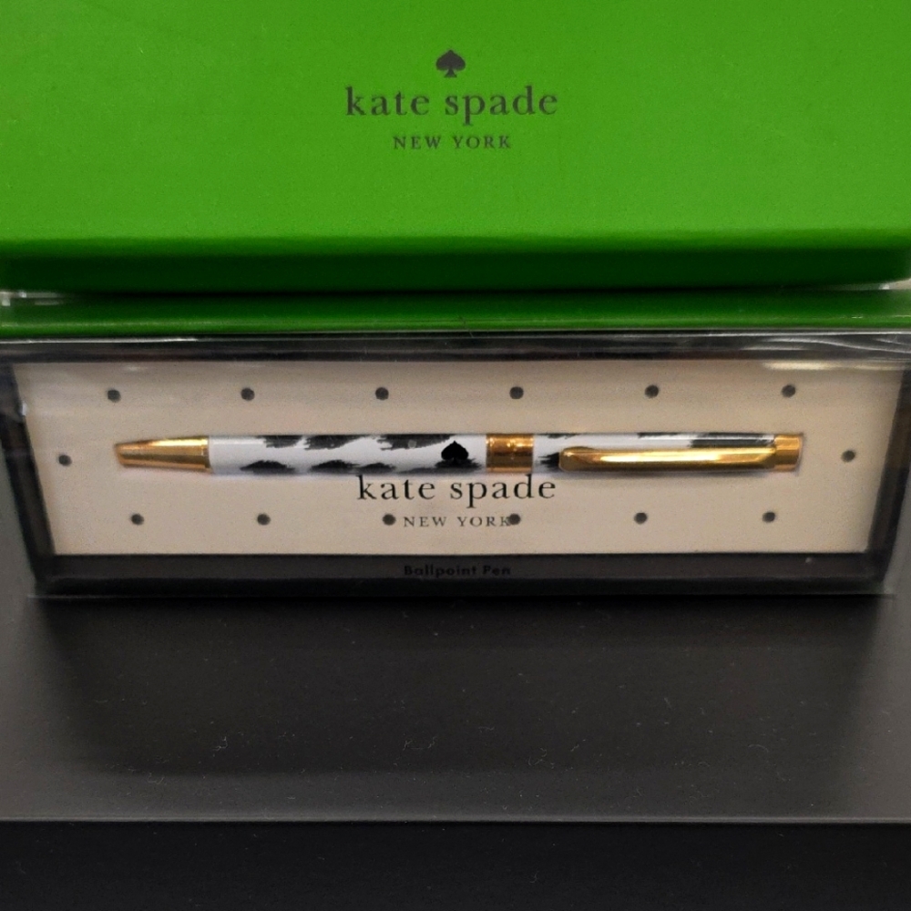 NIB: KATE SPADE MODERN LEOPARD PRINT BALL POINT PEN